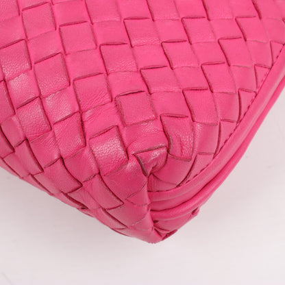 Bottega Veneta Intrecciato Nodini Crossbody Bag in Pink