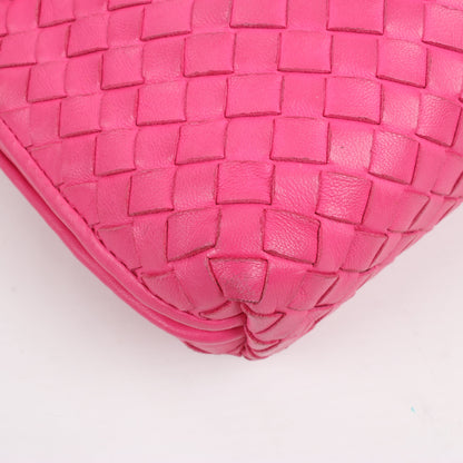 Bottega Veneta Intrecciato Nodini Crossbody Bag in Pink