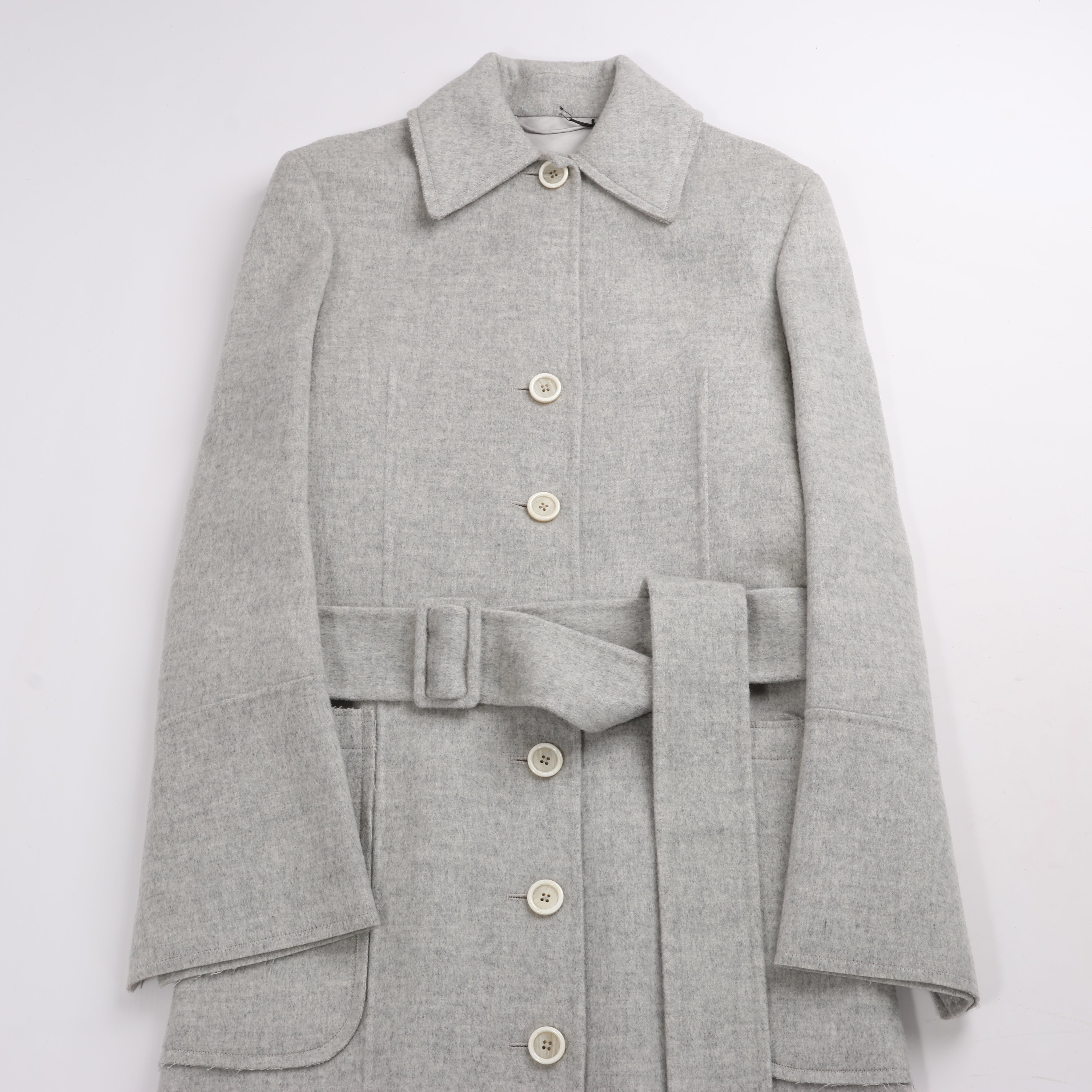 HELMUT LANG ウールコート size：XS Helmut Lang Double-Face Wool Coat in Grey, Size XS – Fashion Fox
