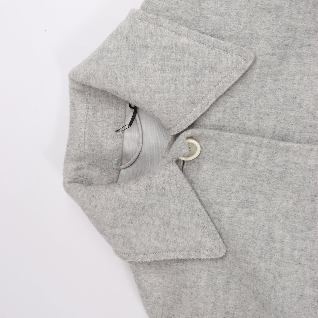 Helmut Lang Double-Face Wool Coat in Grey, Size XS