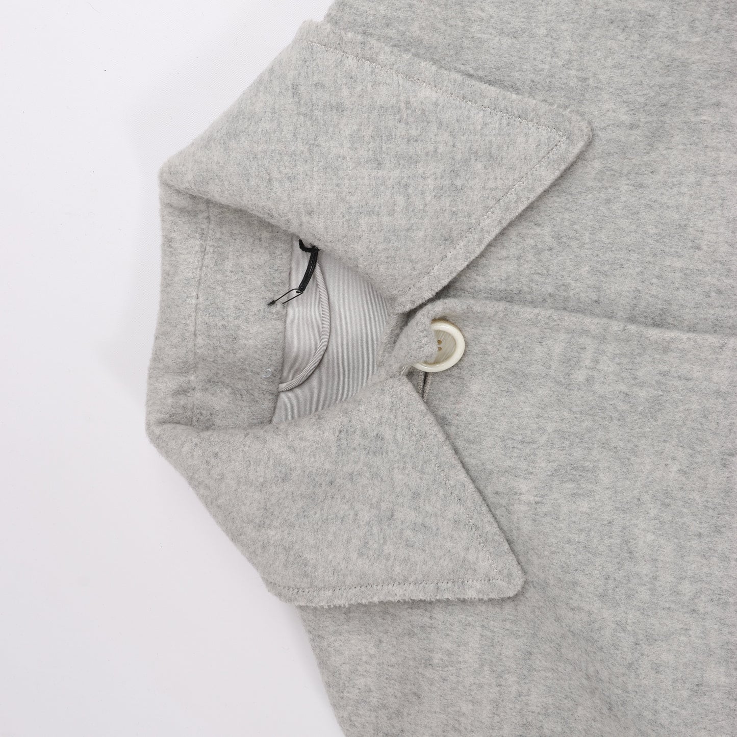 Helmut Lang Doubleface Wollmantel in Grau, Größe XS