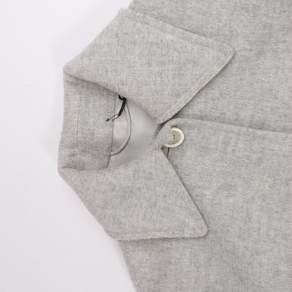 Helmut Lang Doubleface Wollmantel in Grau, Größe XS