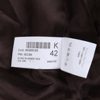 DONDUP Lapin Fur Coat in Brown, Size 42 IT