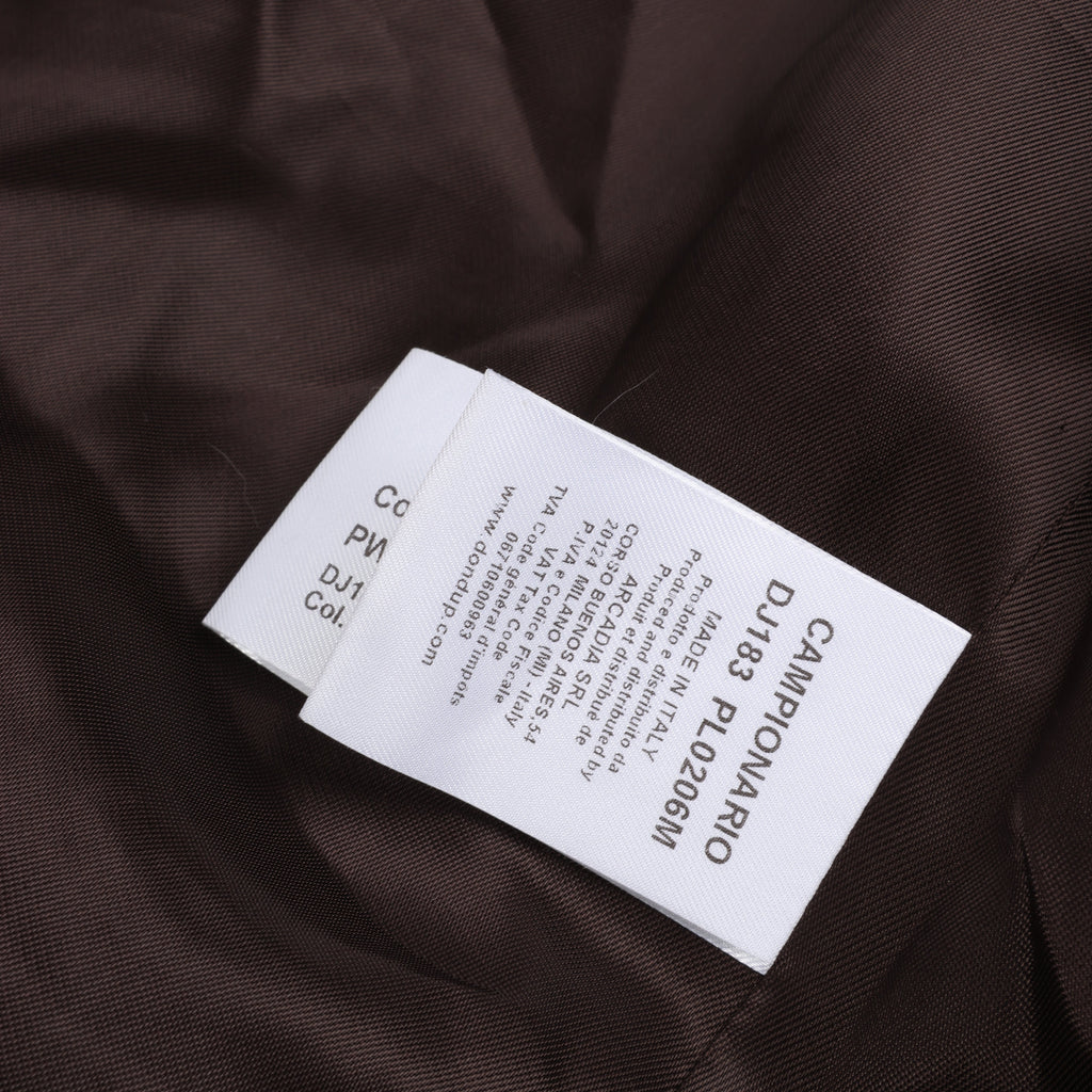 DONDUP Lapin Fur Coat in Brown, Size 42 IT