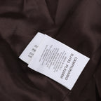 DONDUP Lapin Fur Coat in Brown, Size 42 IT