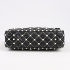 Valentino Rockstud Spike Chain 2Way Shoulder Bag in Black x White