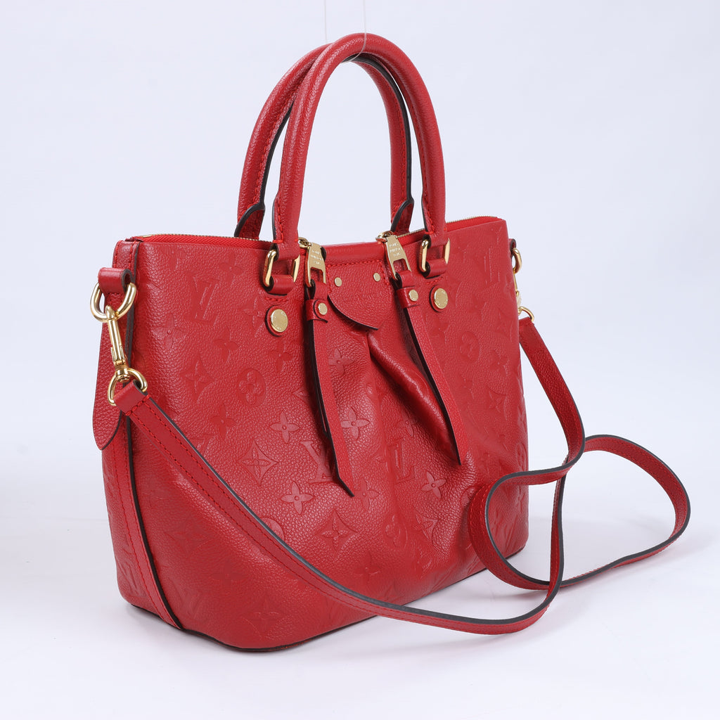 Louis Vuitton Monogram Empreinte Mazarine PM Handbag in Cherry M50638