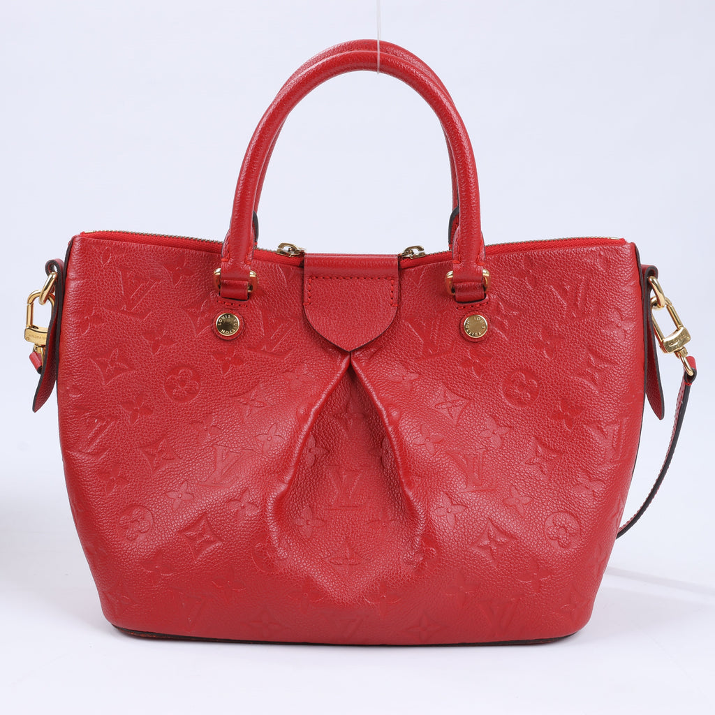 Louis Vuitton Monogram Empreinte Mazarine PM Handbag in Cherry M50638