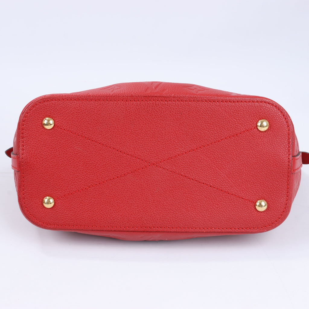 Louis Vuitton Monogram Empreinte Mazarine PM Handbag in Cherry M50638