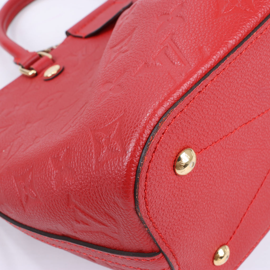 Louis Vuitton Monogram Empreinte Mazarine PM Handbag in Cherry M50638