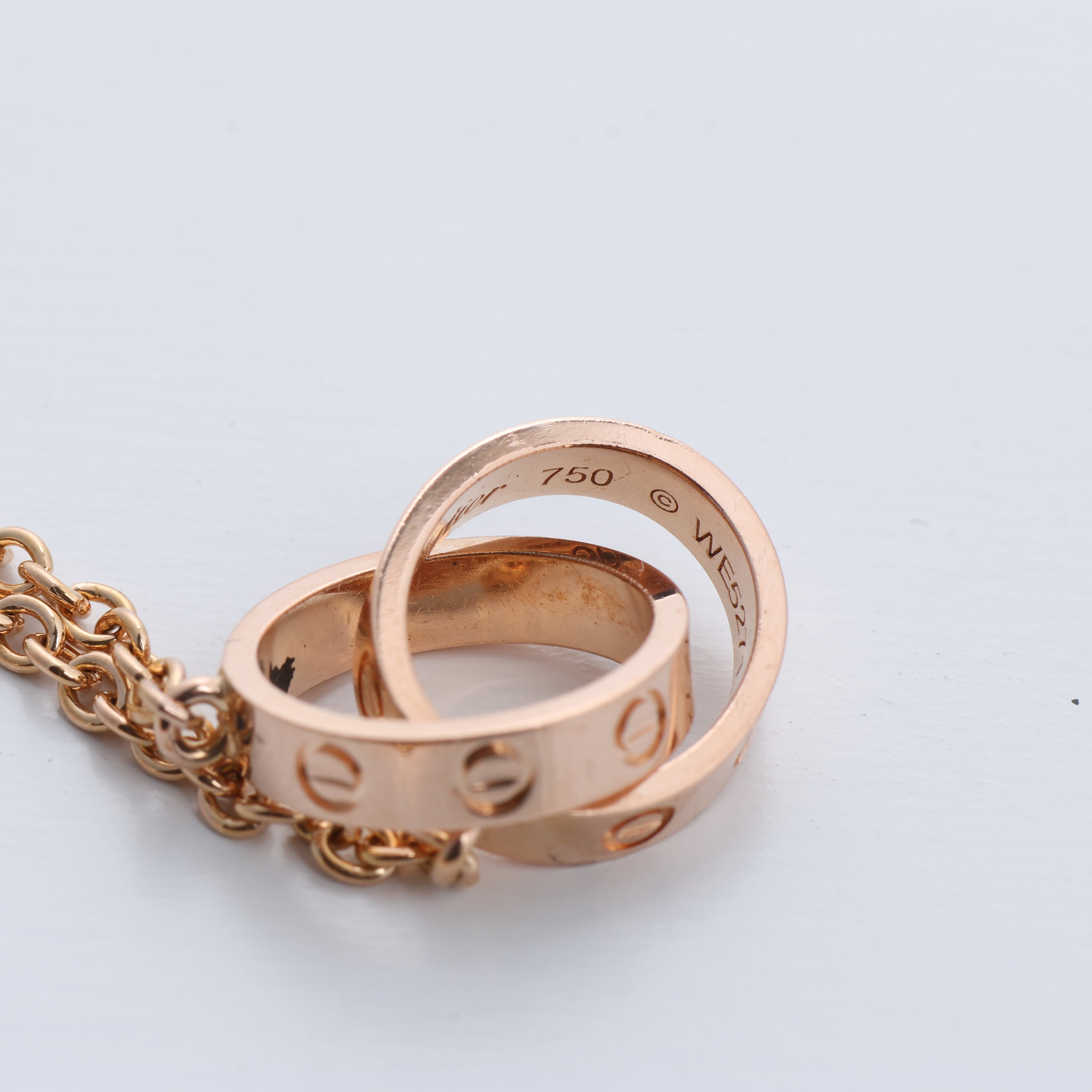 Cartier Baby Love Necklace 750(PG) 6.3 g