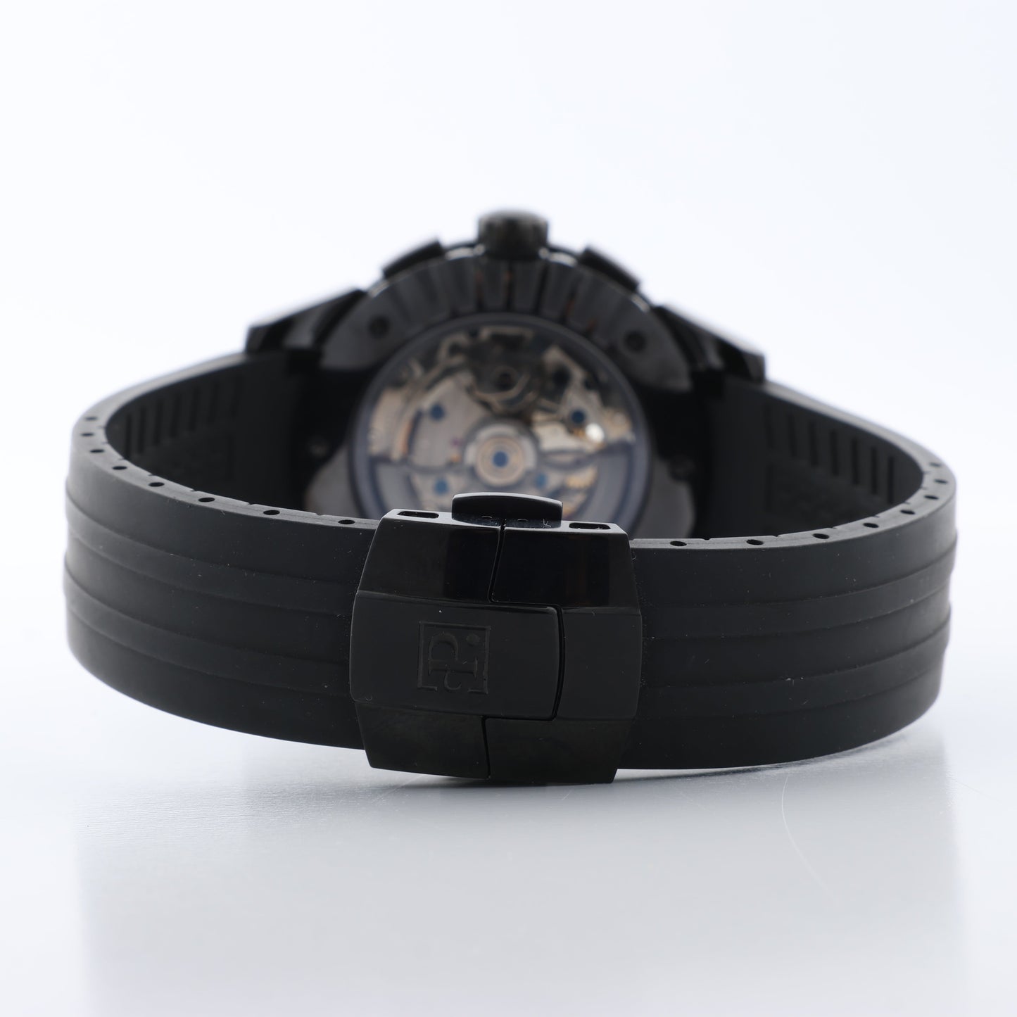 PERRELET Turbine Erotic A4021/3 SS & Rubber AT Skeleton Dial Watch