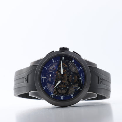 PERRELET Turbine Erotic A4021/3 SS & Rubber AT Skeleton Dial Watch