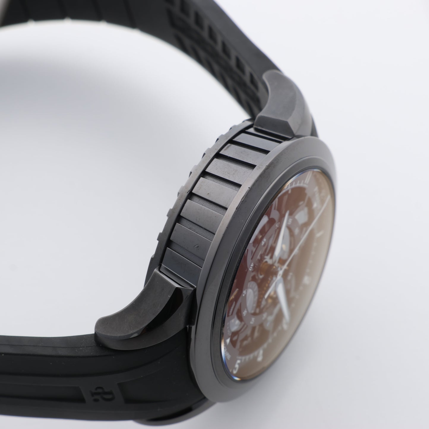 PERRELET Turbine Erotic A4021/3 SS & Rubber AT Skeleton Dial Watch