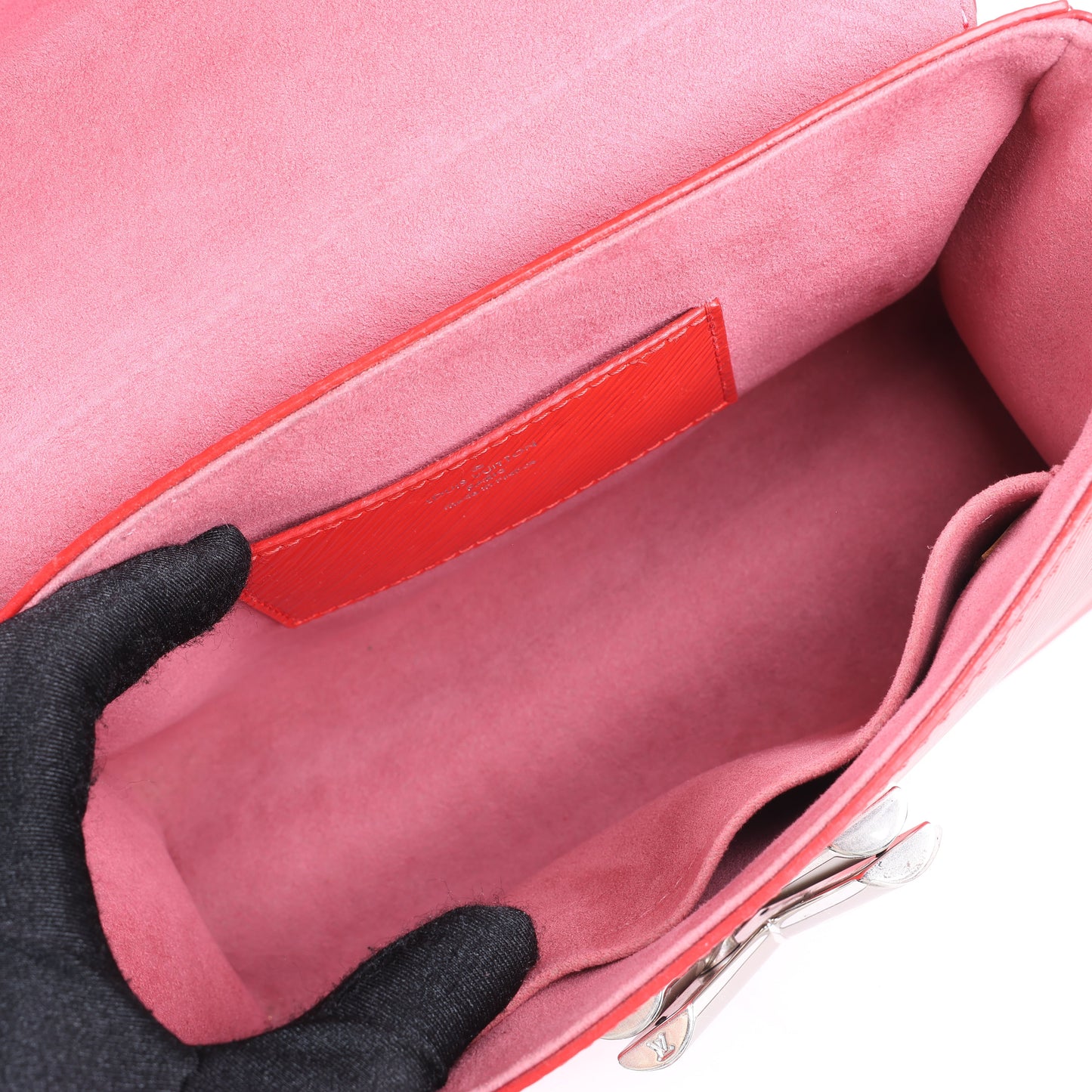 Louis Vuitton Epi Leder Twist Umhängetasche MM in Rot M50523