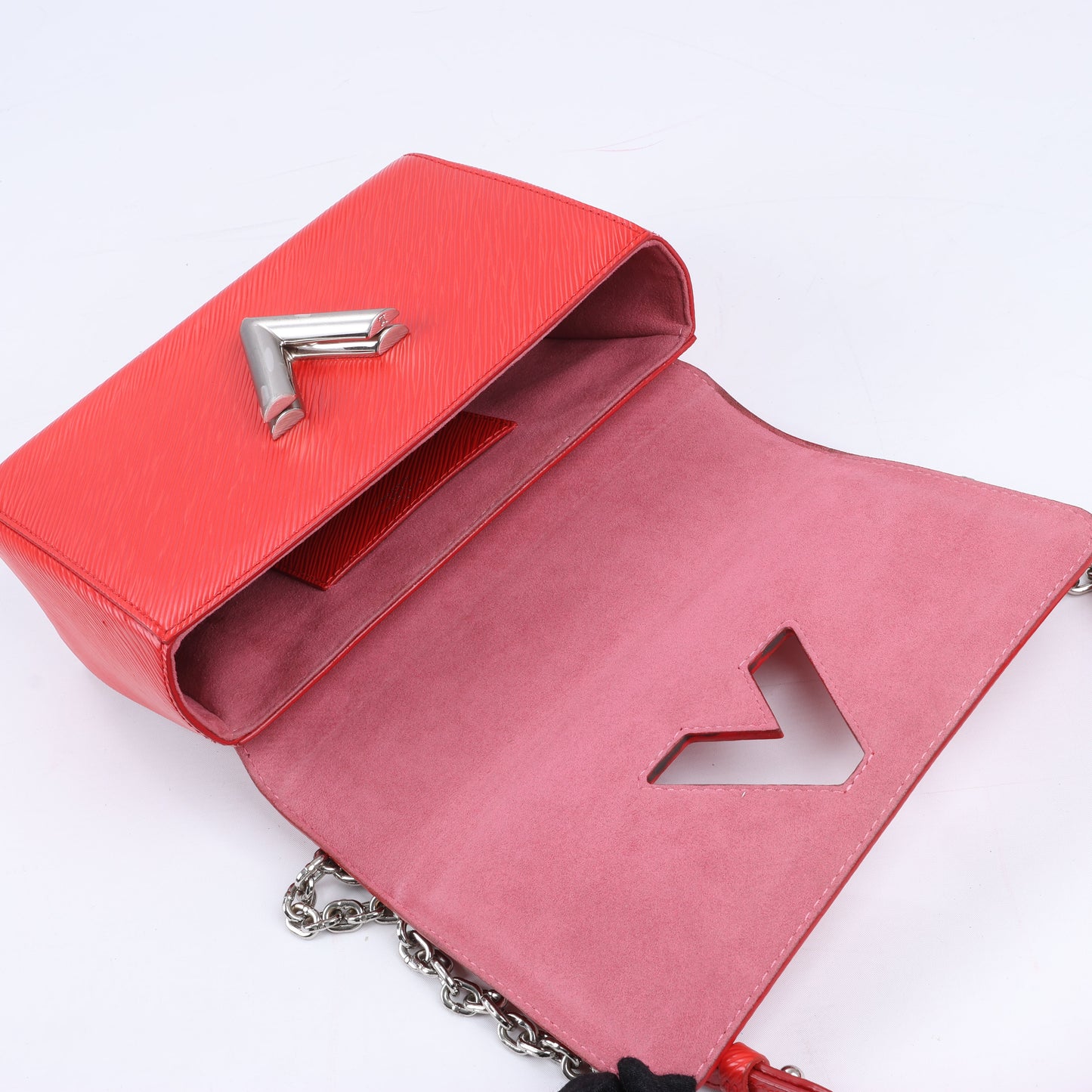 Louis Vuitton Epi Leder Twist Umhängetasche MM in Rot M50523