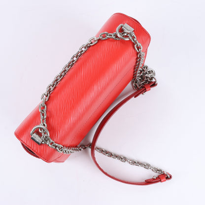 Louis Vuitton Epi Leder Twist Umhängetasche MM in Rot M50523