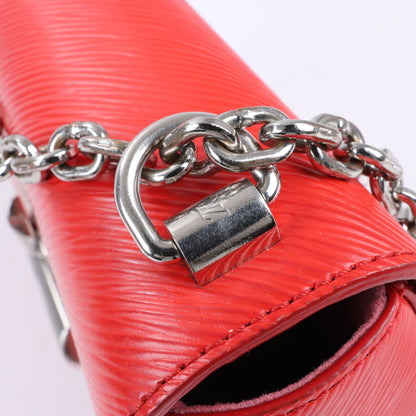 Louis Vuitton Epi Leather Twist Shoulder Bag MM in Red M50523