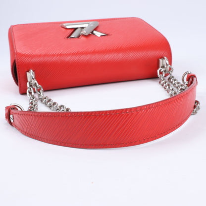 Louis Vuitton Epi Leather Twist Shoulder Bag MM in Red M50523