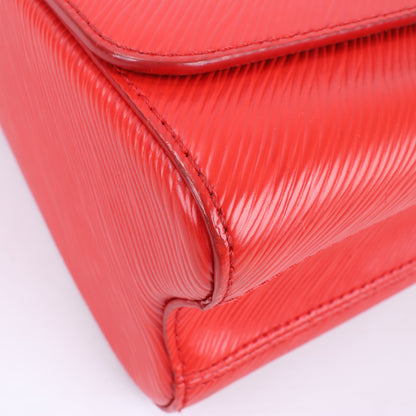 Louis Vuitton Epi Leather Twist Shoulder Bag MM in Red M50523