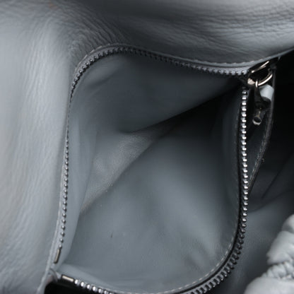 Valentino Garavani Nappa Large Spikeme Shoulder Bag in Grey