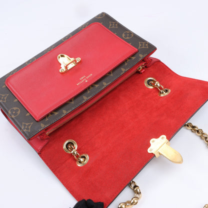 Louis Vuitton Monogram Victoire Shoulder Bag in Red M41731