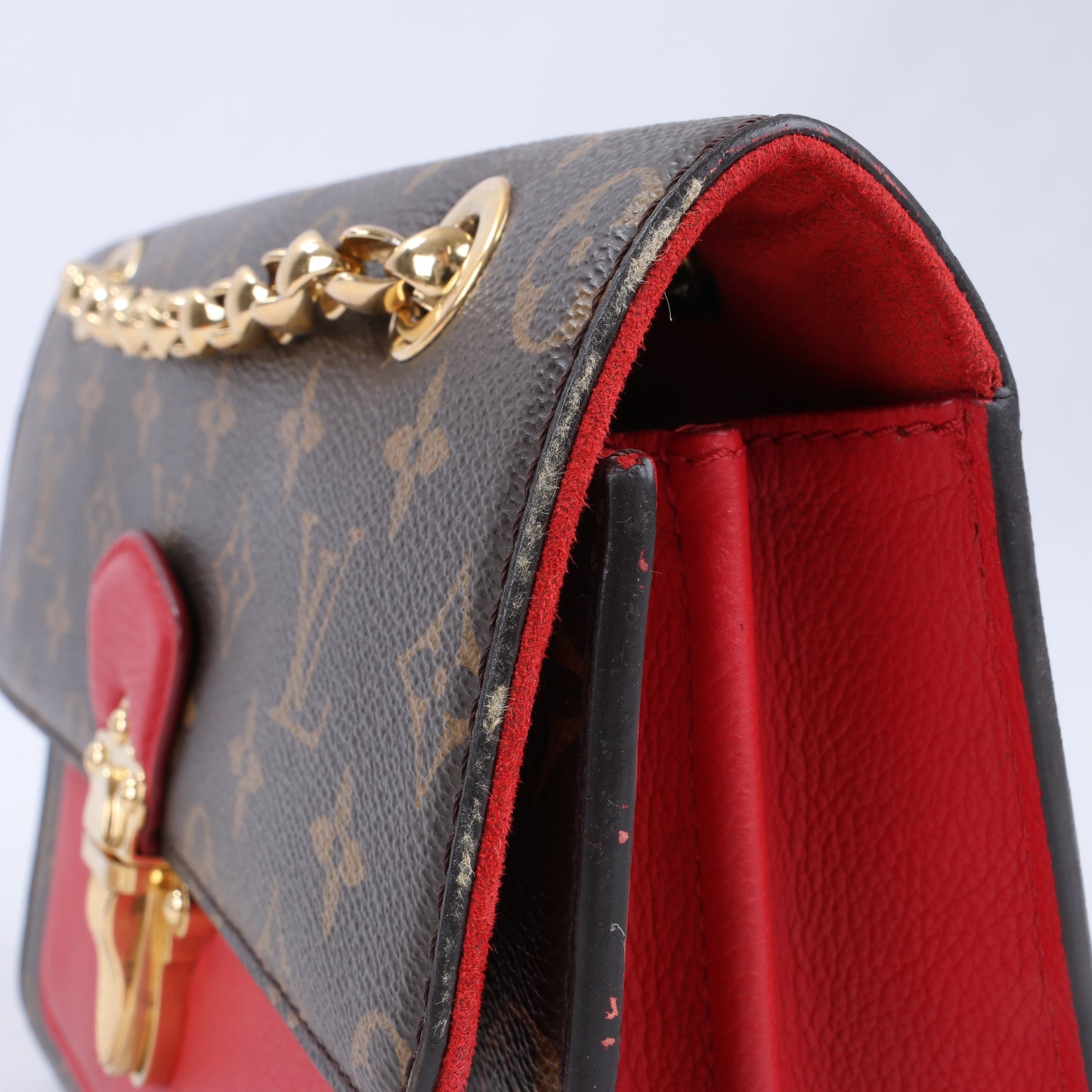 Louis Vuitton Monogram Victoire Shoulder Bag in Red M41731