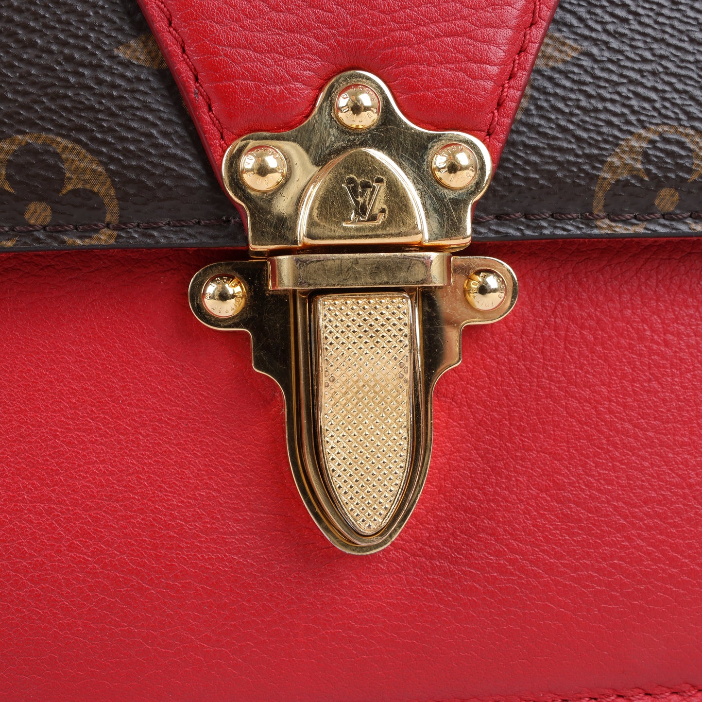Louis Vuitton Monogram Victoire Shoulder Bag in Red M41731