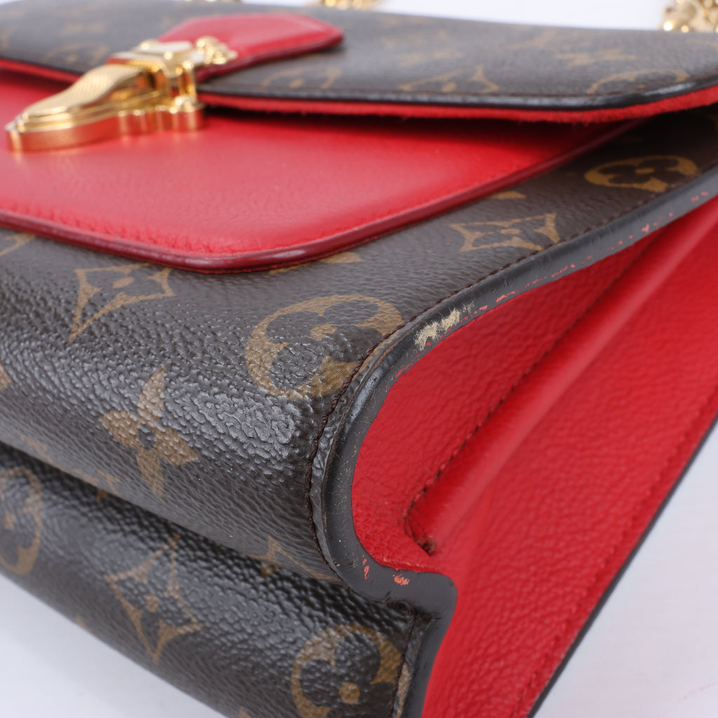 Louis Vuitton Monogram Victoire Shoulder Bag in Red M41731