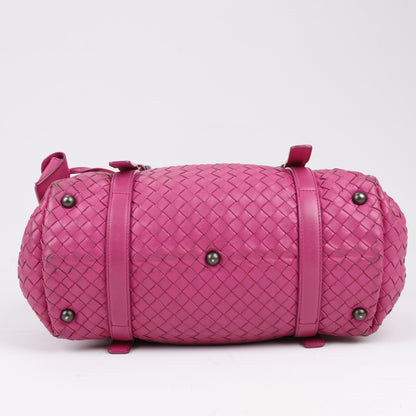 BOTTEGA VENETA Intrecciato Leather Handbag in Pink
