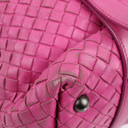 BOTTEGA VENETA Intrecciato Leather Handbag in Pink