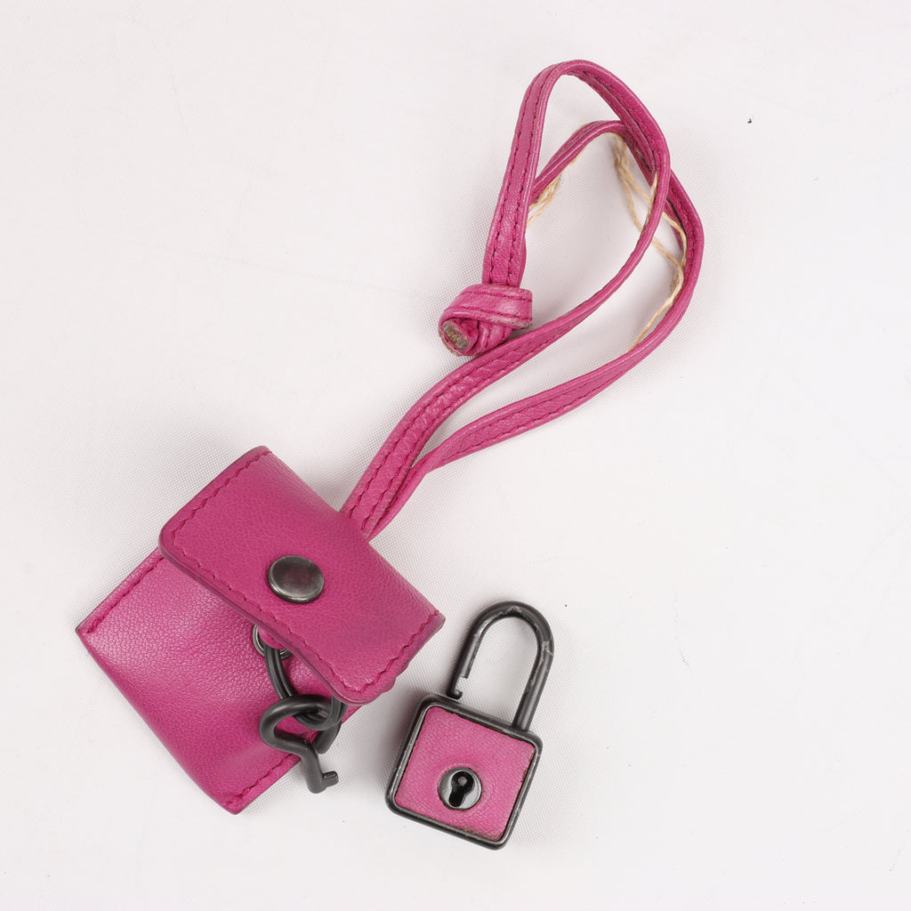 BOTTEGA VENETA Intrecciato Leather Handbag in Pink