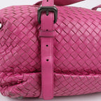 BOTTEGA VENETA Intrecciato Leather Handbag in Pink