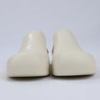 Bottega Veneta Puddle Shearling Cozy Matt Rubber Low Top Shoes in Ivory