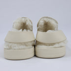 Bottega Veneta Puddle Shearling Cozy Matt Rubber Low Top Shoes in Ivory