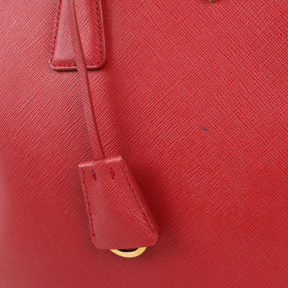 Prada Galleria Saffiano Lux Leather Handbag in Red