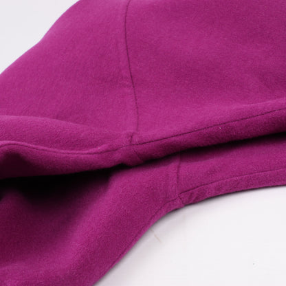 Max Mara Necton Wool Hooded Coat in Fuchsia