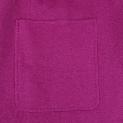 Max Mara Necton Wool Hooded Coat in Fuchsia