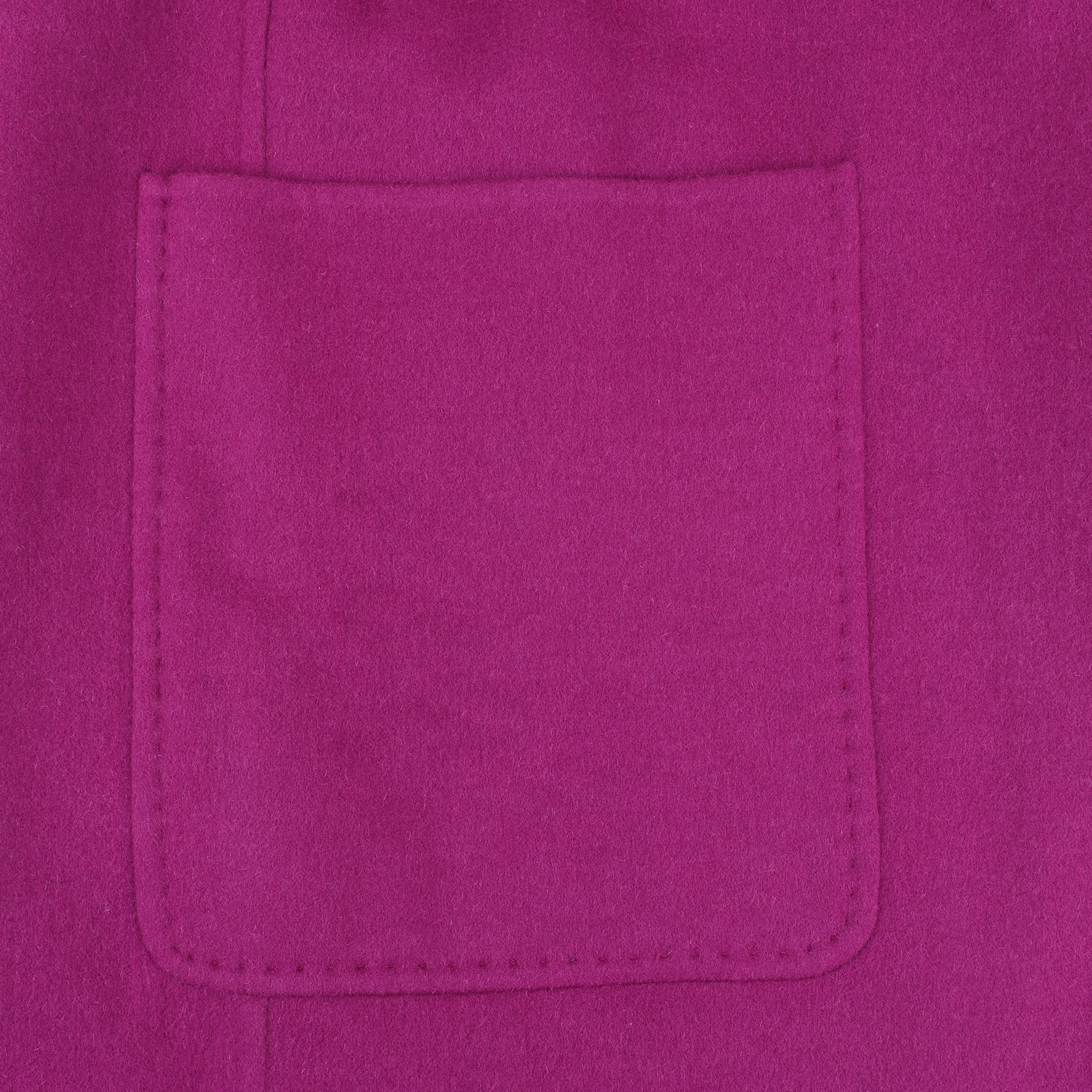 Max Mara Necton Wool Hooded Coat in Fuchsia