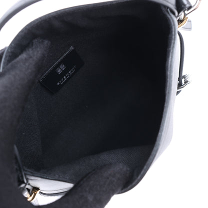 Sac bandoulière Givenchy Voyeux en cuir noir, 2 en 1