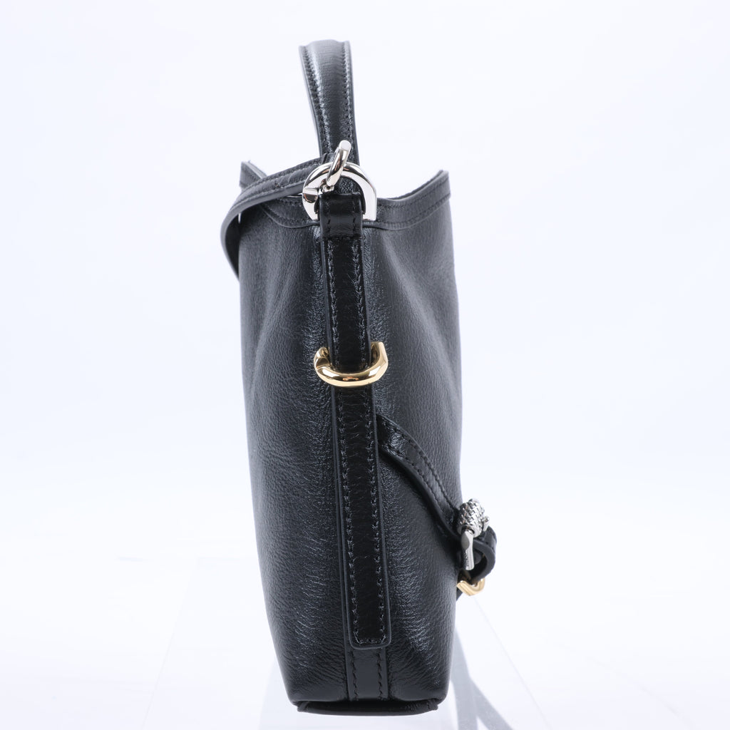 Givenchy Voyeux Leather 2Way Shoulder Bag in Black