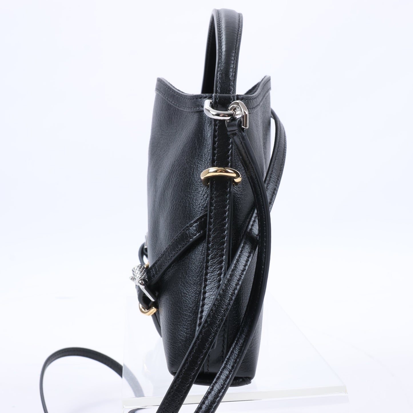 Sac bandoulière Givenchy Voyeux en cuir noir, 2 en 1