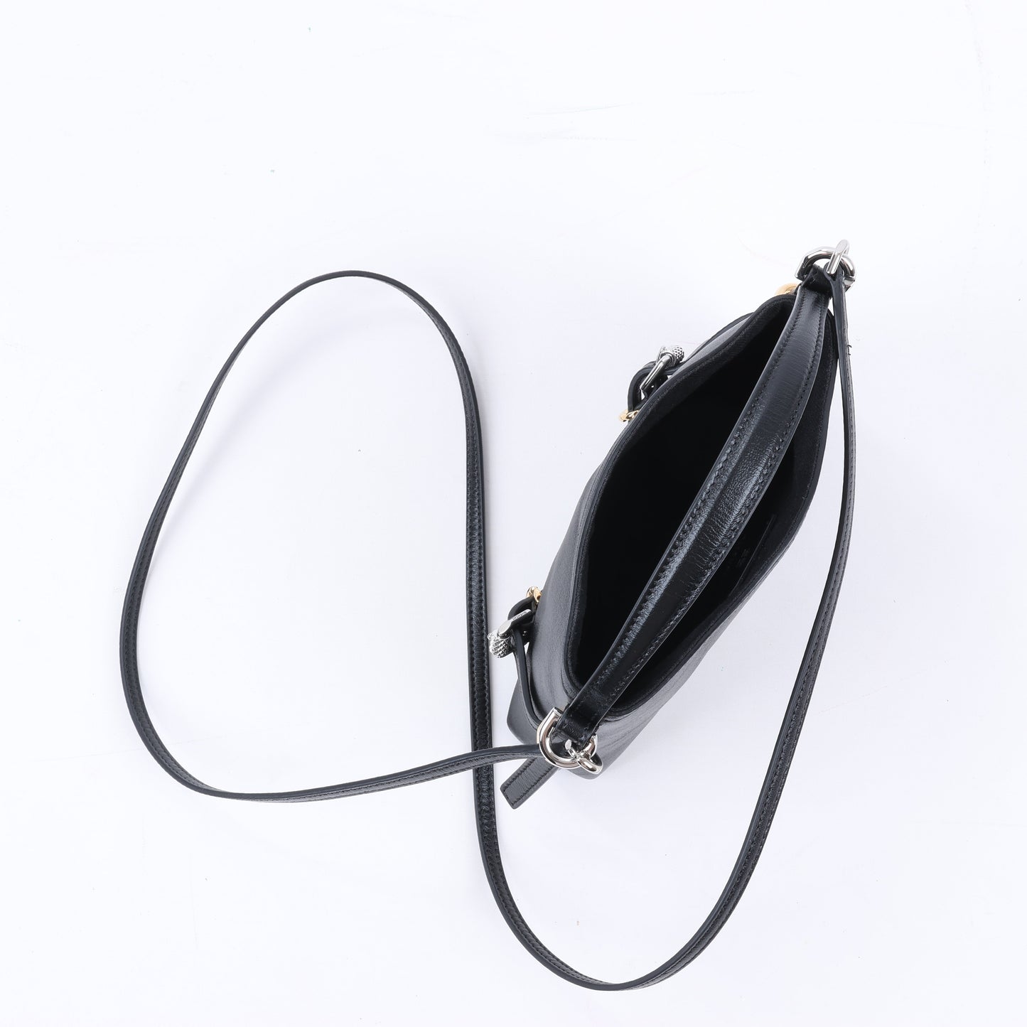 Givenchy Voyeux Leather 2Way Shoulder Bag in Black