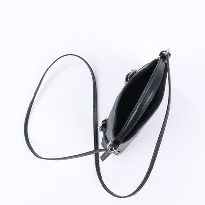 Givenchy Voyeux Leather 2Way Shoulder Bag in Black