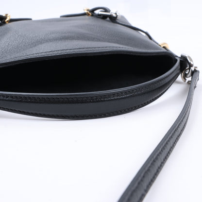 Sac bandoulière Givenchy Voyeux en cuir noir, 2 en 1