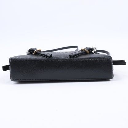 Givenchy Voyeux Leather 2Way Shoulder Bag in Black