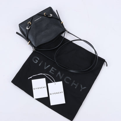 Givenchy Voyeux Leather 2Way Shoulder Bag in Black