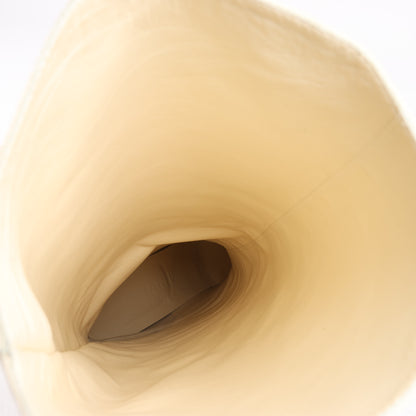 Chanel Coco Mark Matelasse 06A Lange Lederstiefel in Elfenbein G25325, Größe 38,5 EU