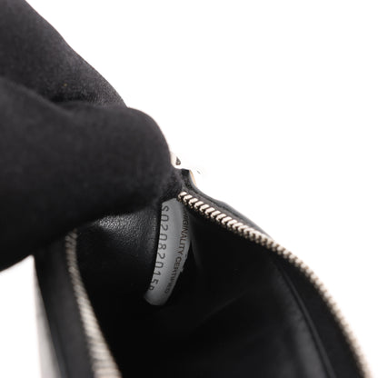 Étui à fragments en cuir Bottega Veneta noir × marron