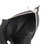 Bottega Veneta Leather Fragment Case in Black × Brown
